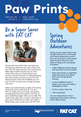 Paw Prints April 2025